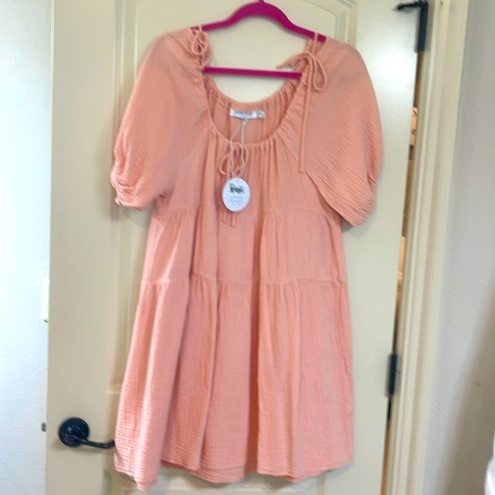 Petal and Pup coral dress